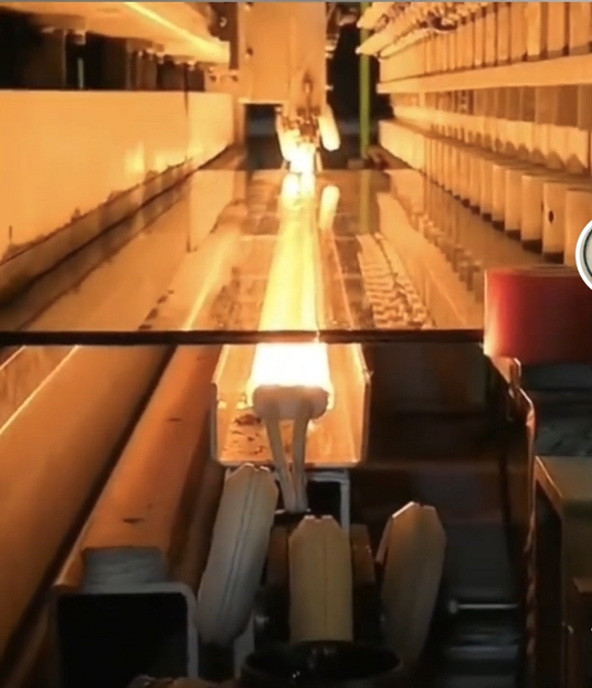 Laser temperature gun for glass